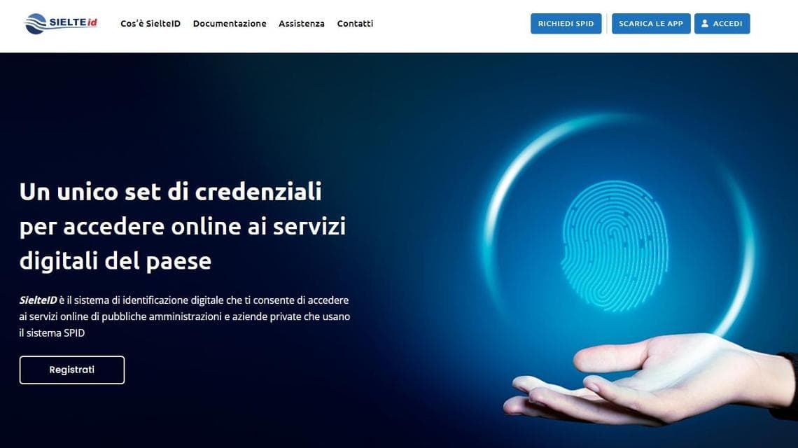 La home di SielteID