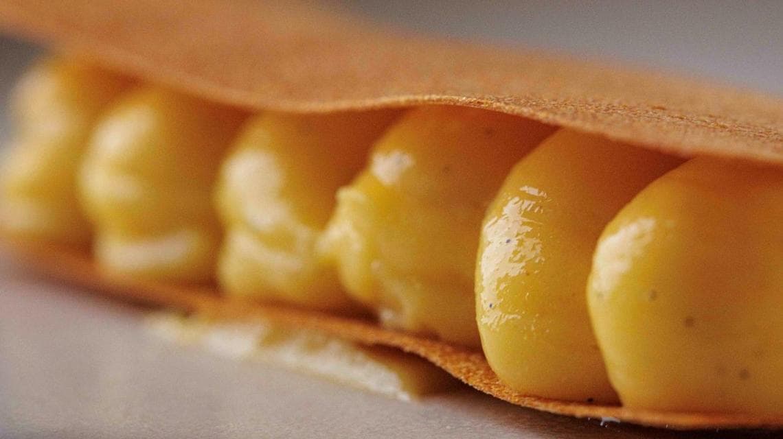 Il dessert millefoglie di Matteo Taccini