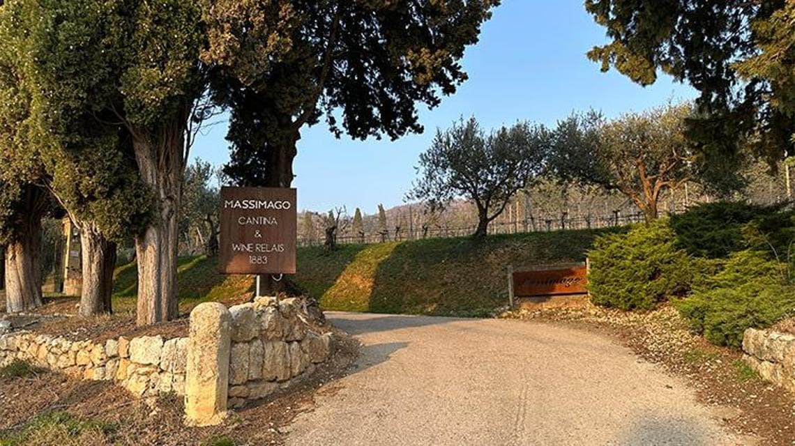 L'ingresso della tenuta