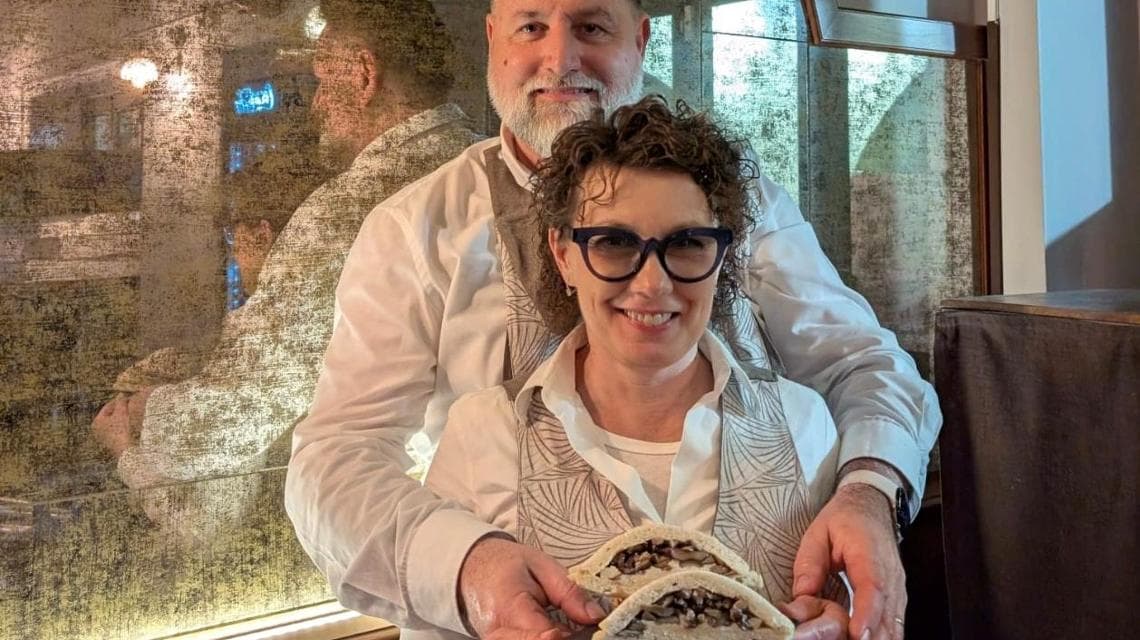 Nicola Nesto con la moglie Simona