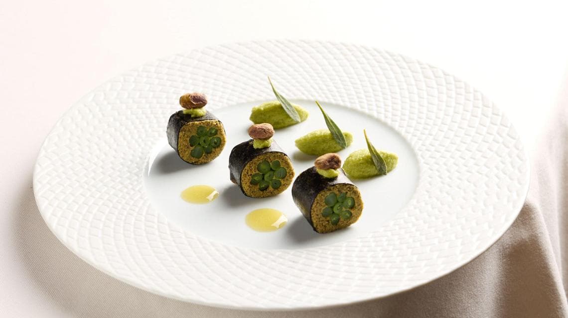 Fagiolini con pistacchi e gremolada