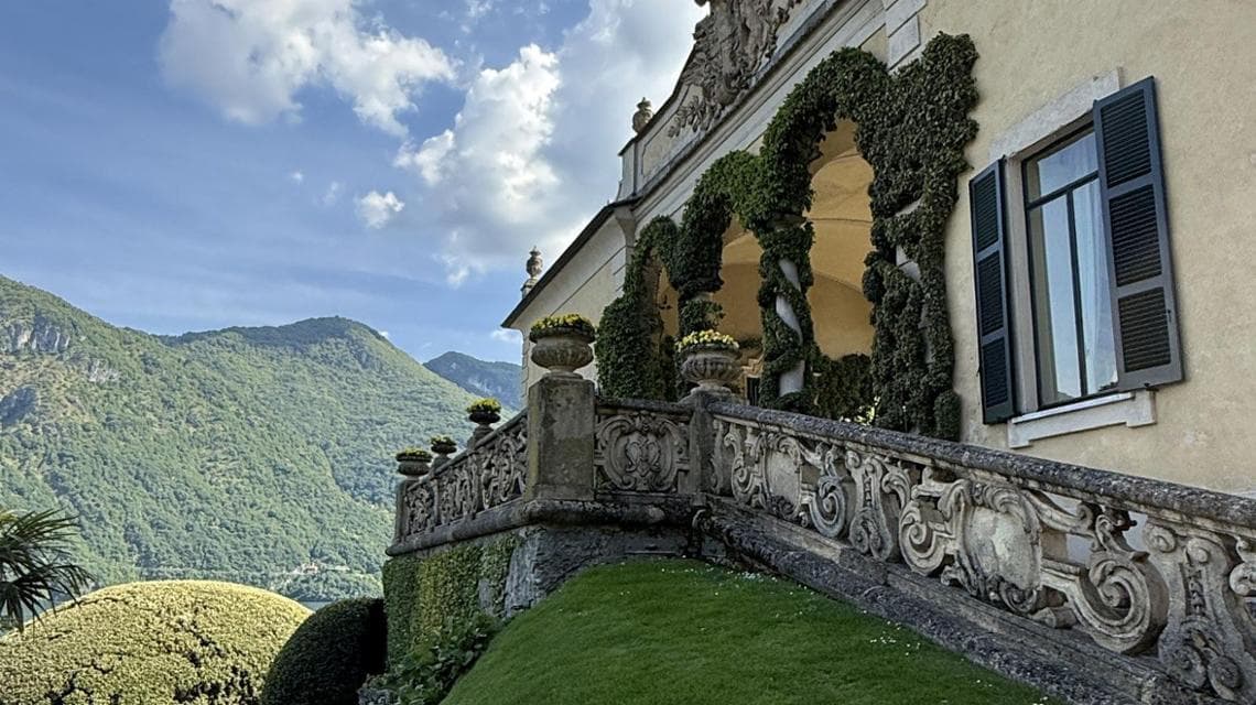 Uno scorcio della Villa del Balbianello