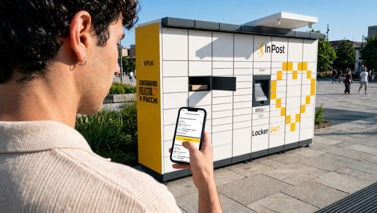 InPost lancia la nuova app: il locker si apre da remoto e arriva anche sul display dell’auto