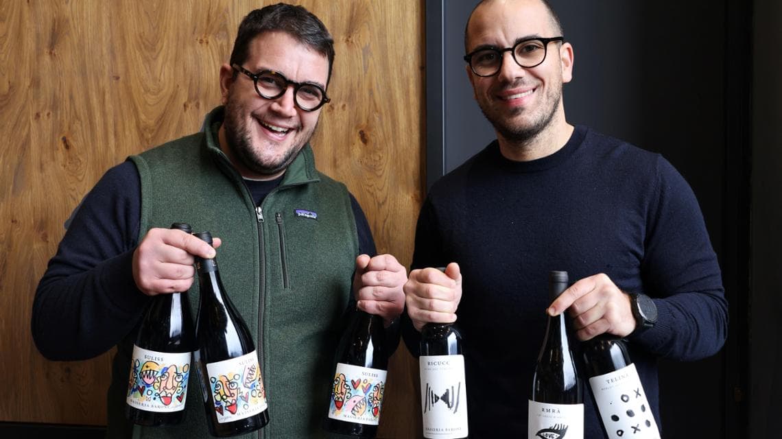 Enrico e Marco Rossi con i loro vini