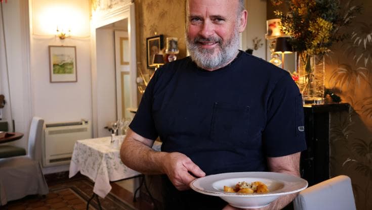 Ben Hirst con i suoi tortelli