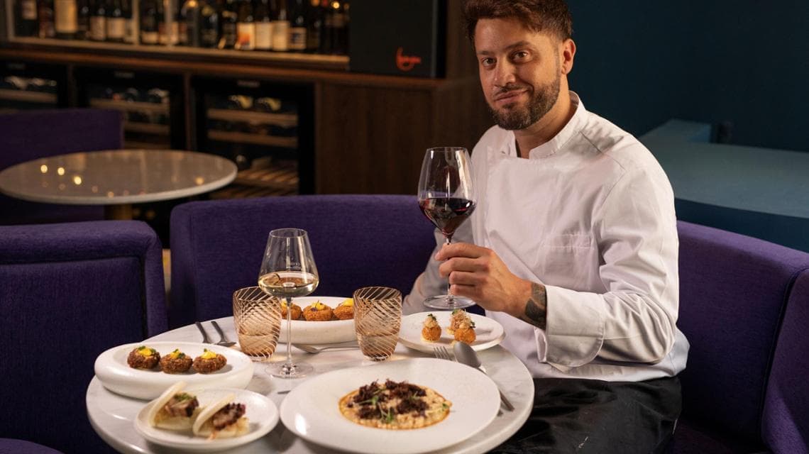 Lo chef Matteo Giovanoli
