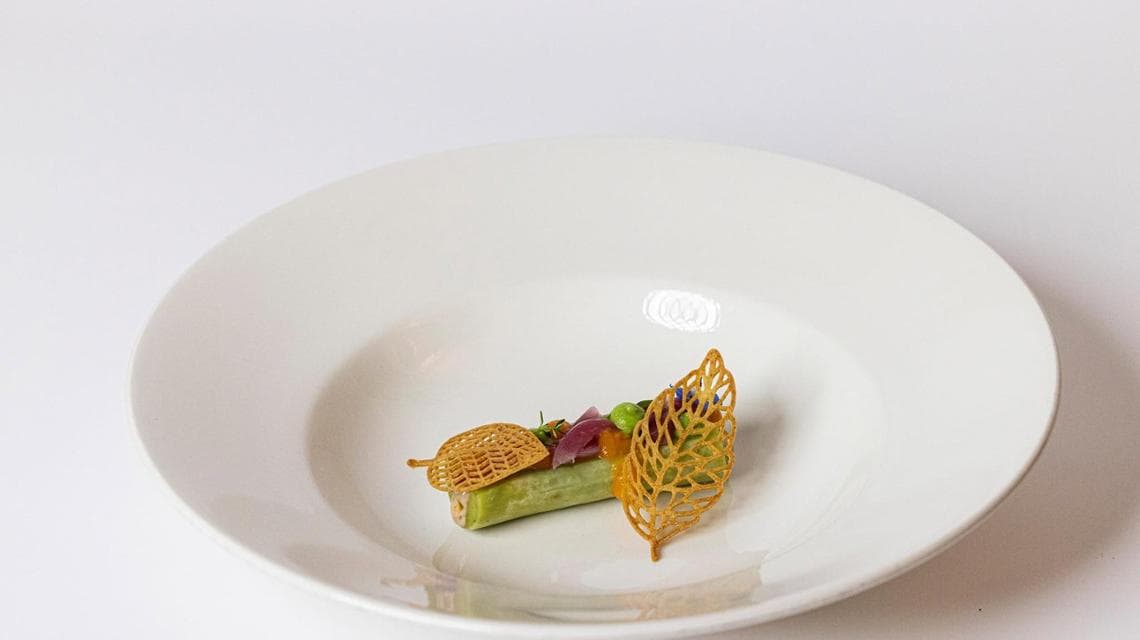 Uno dei piatti del ristorante La Fugascina a Mergozzo