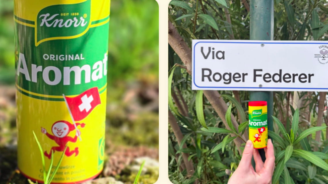 Alcuni simpatici scatti fatti dai firmatari della petizione online per salvare l'Aromat e l'azienda che lo produce