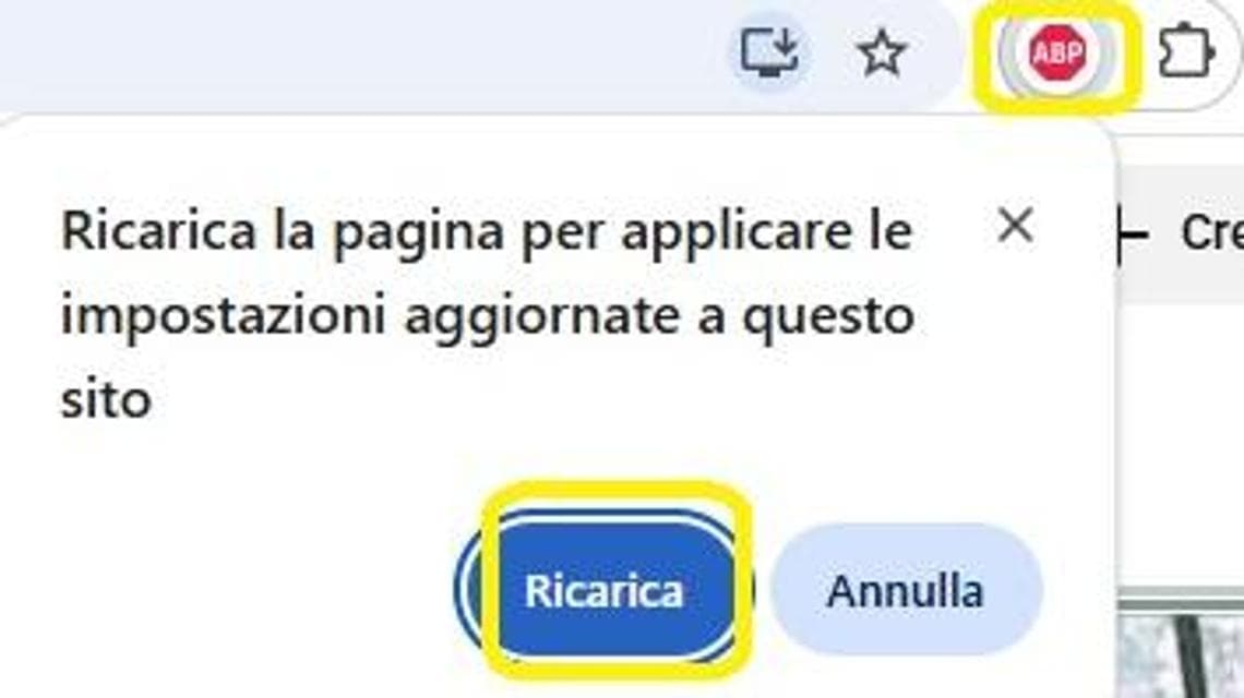 AdBlock Plus è un'estensione da browser che permette di disattivare gli annunci sui siti e quindi anche su YouTube