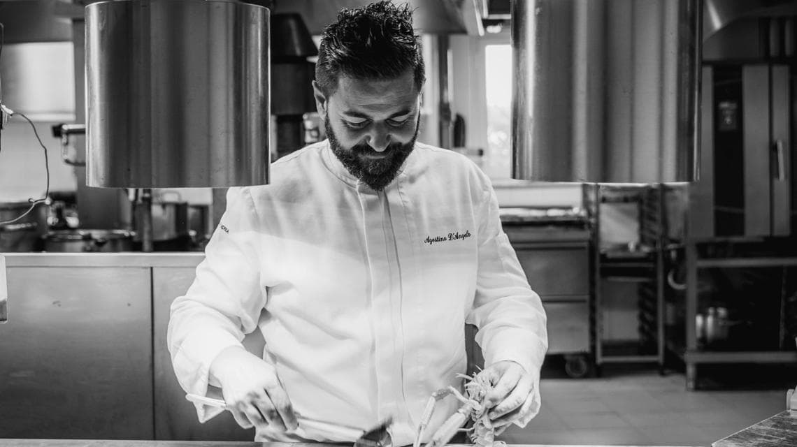 Lo chef Agostino D'Angelo