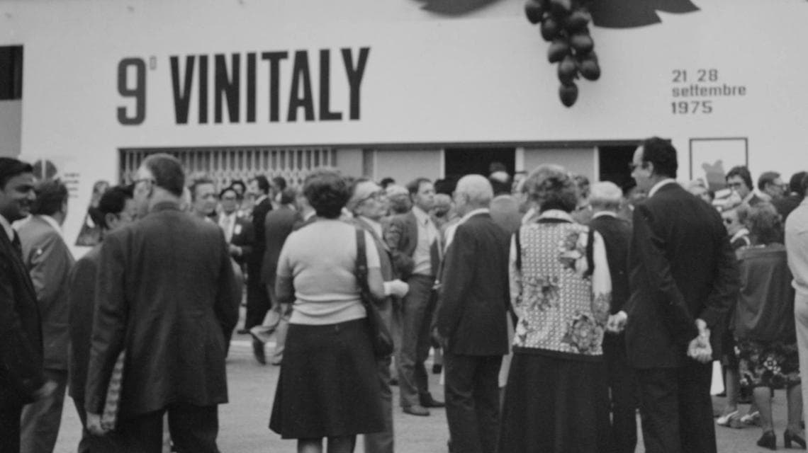 Una foto d'archivio di Vinitaly
