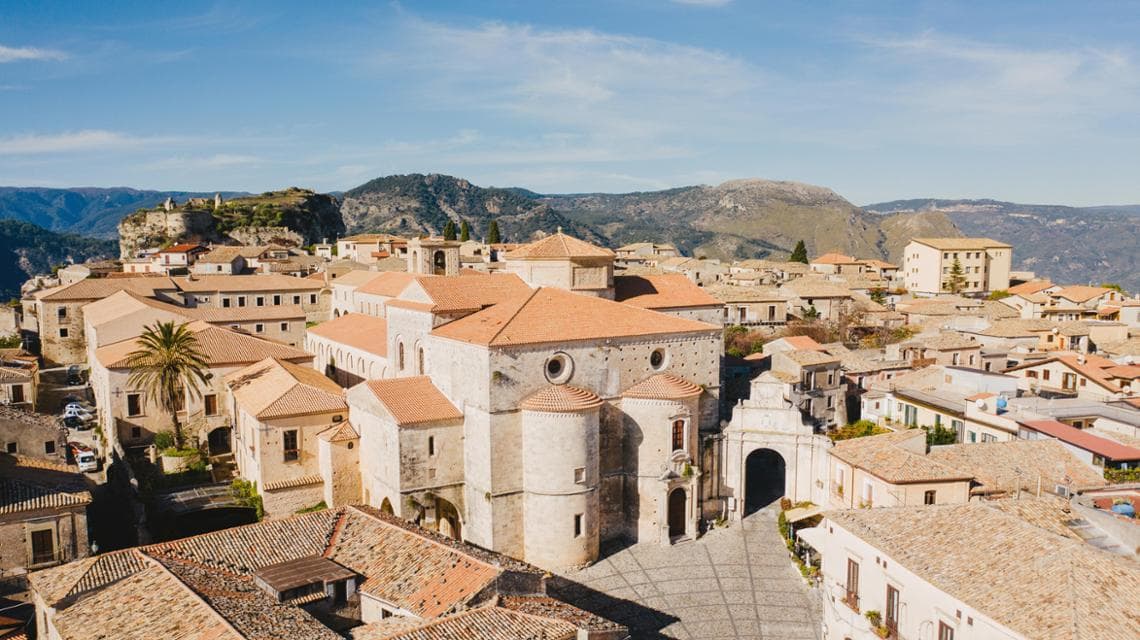 La Cattedrale di Gerace, vista area