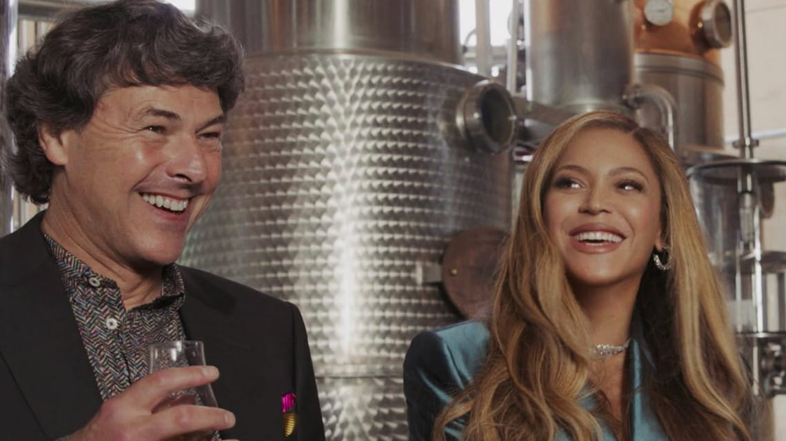 Beyoncé e il master distiller Bill Lumsden