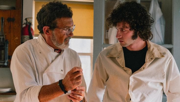 Antonio Banderas è il primo maestro di Bourdain nel film Tony
