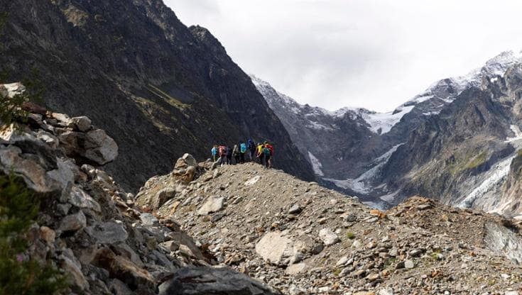 Monte Bianco (foto: Carovana dei Ghiacciai 2026 / Legambiente)