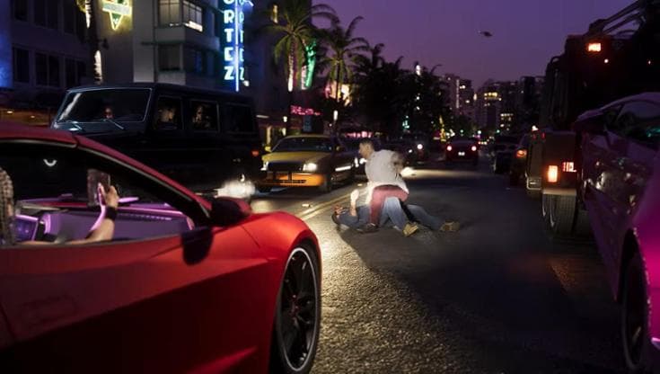 Un frame dall'anteprima di GTA 6
