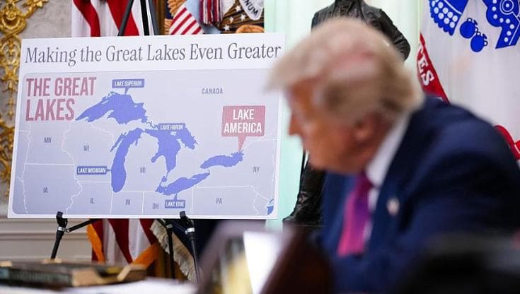 Google Maps segue Trump: il Lago Ontario diventa Lago America per gli utenti Usa. E Apple si accoda