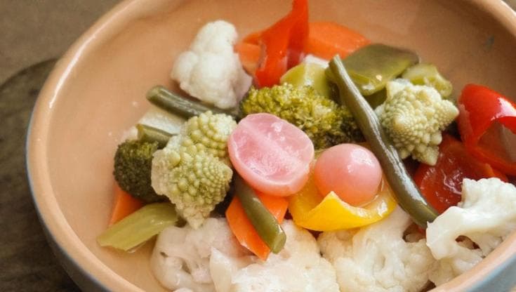 La ricetta perfetta della giardiniera di verdure