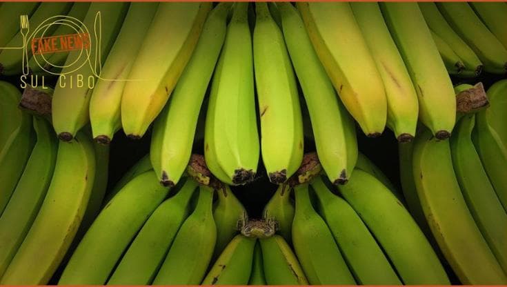 Fake news sul cibo, "La banana verde non va mangiata?": la risposta dell'esperto