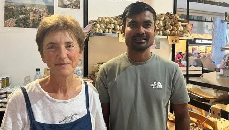 Abu Said, l’incontro con Marcella e un sogno realizzato grazie a uno spicchio di aglio rosso