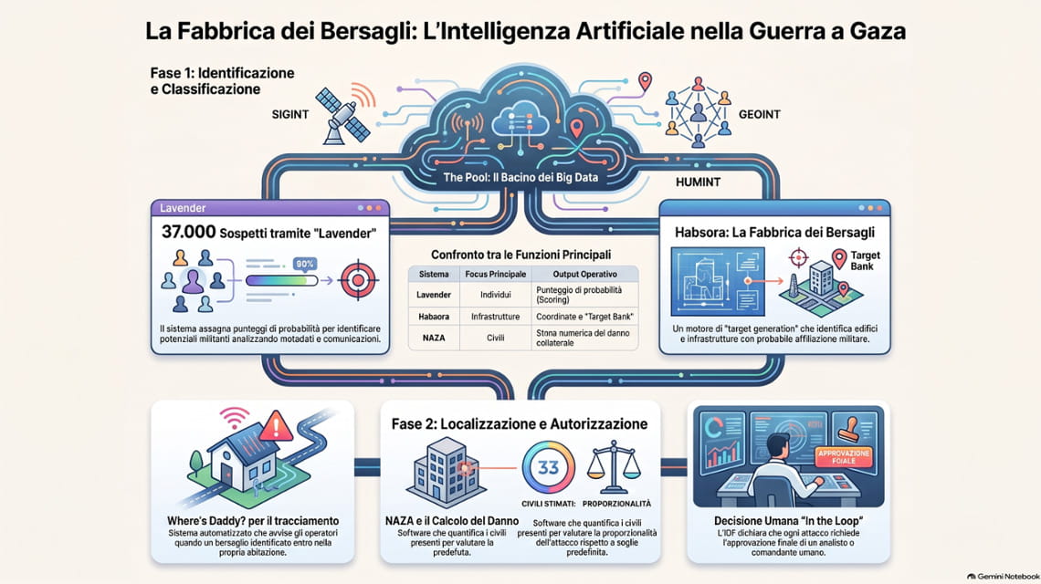 (Infografica realizzata con Gemini Notebook, di Italian Tech)