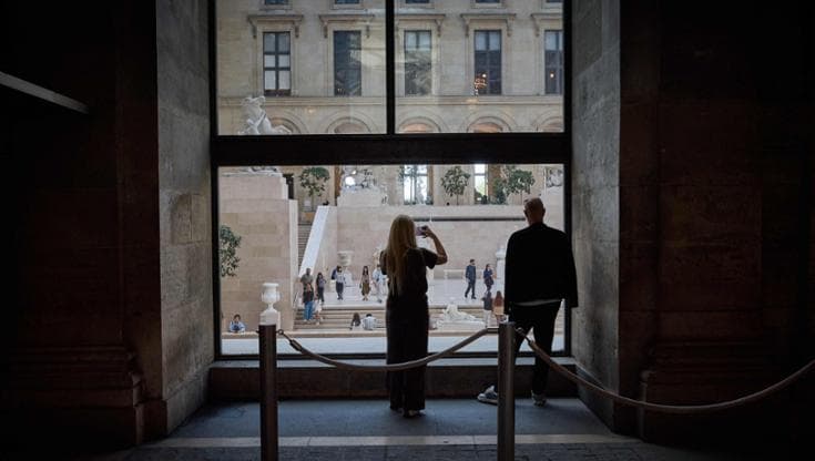 Un'immagine del Louvre