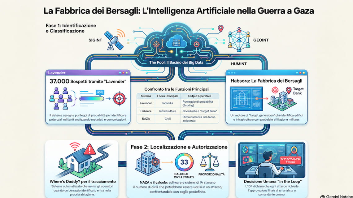 (Infografica creata con Gemini Notebook. Schema a finalità esclusivamente riassuntiva e non esaustiva)