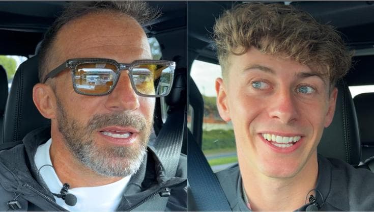 Del Piero al giovane influencer Black: "Ananas sulla pizza? Scendi subito dalla macchina"