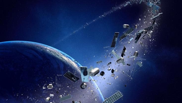 Intorno alla terra fluttuano milioni di rifiuti provenienti da vecchie missioni