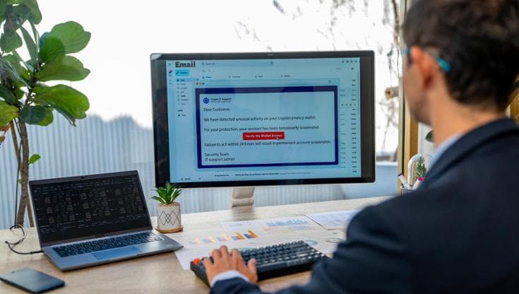 La truffa del finto colloquio di lavoro: le e-mail phishing che citano big brand per rubare i dati
