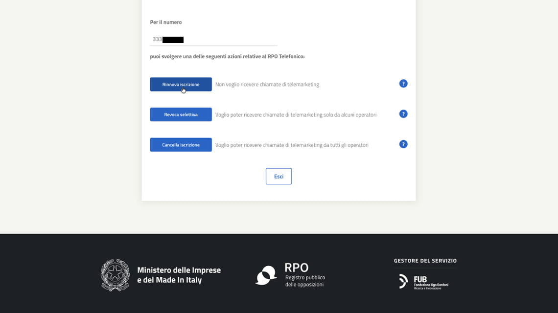Bloccare le chiamate indesiderate dei call center: rinnovare (attualizzare) la revoca dei consensi alle attività di marketing.