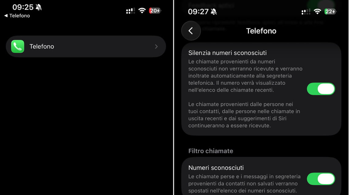 Bloccare le chiamate dei call center con le funzionalità native di iOs (su iPhone).