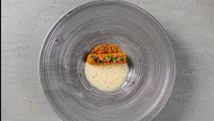 Nel ristorante dove il lusso può iniziare con una carota e del pane a base di sangue