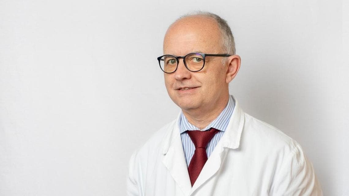 Il Dr. Patrizio Vitulo, Direttore Medico dell’Unità di Sperimentazione di Fase I e responsabile dell’Unità di Pneumologia di Ismett