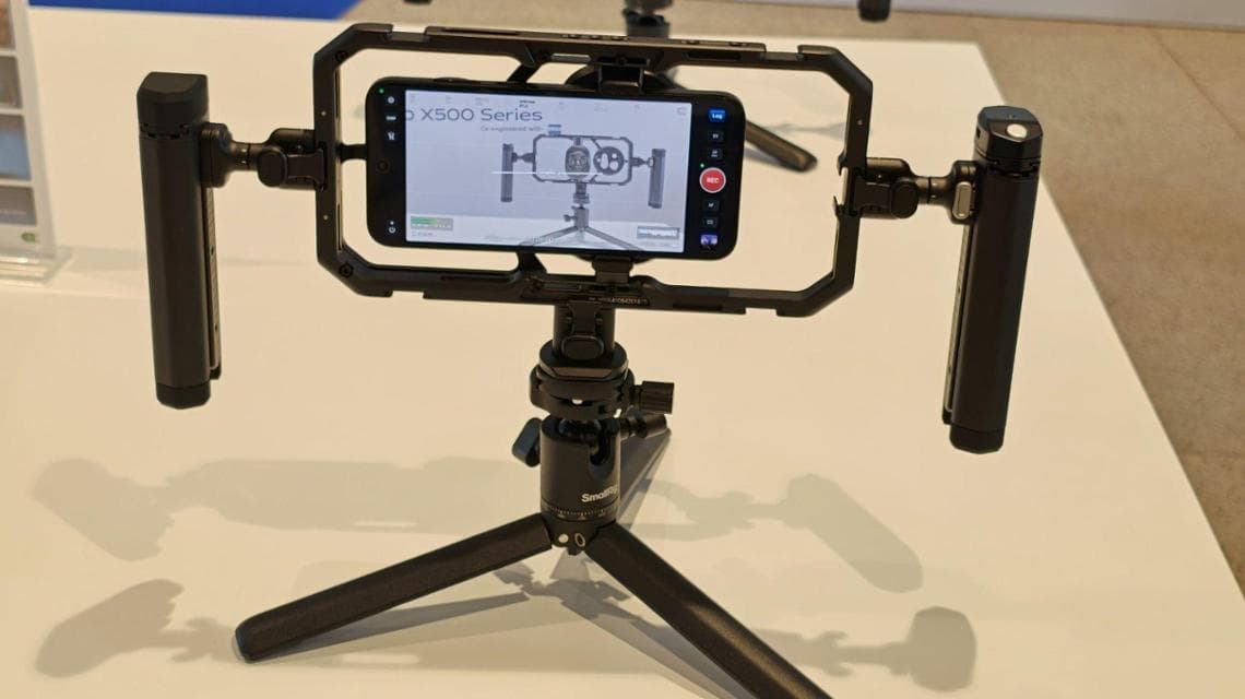 Il Rig dedicato per stabilizzare le riprese.