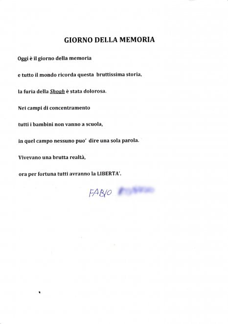 Giornata della Memoria, i bambini raccontano la Shoah - la Repubblica