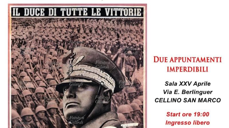 “Vincere e vinceremo”: slogan fascisti al convegno promosso dal Comune ...