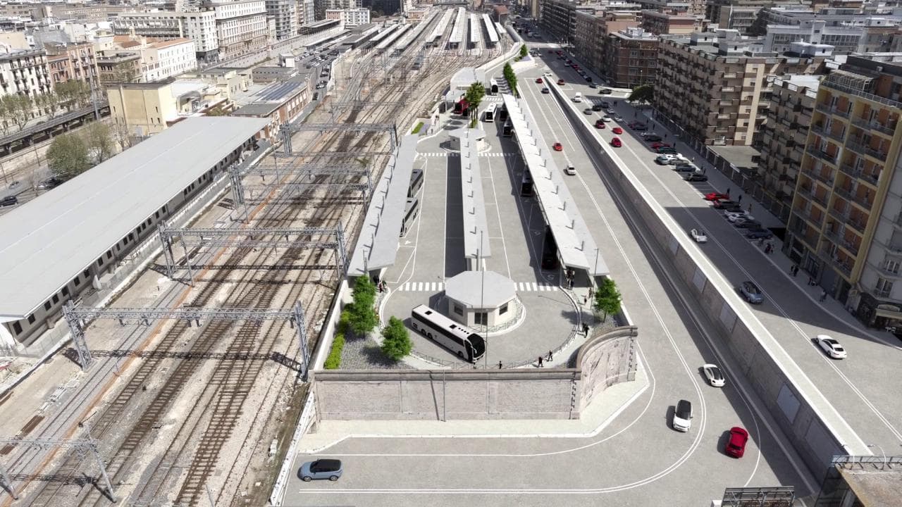 Bari Ecco Come Sar Il Nuovo Terminal Bus Un Progetto Da 7 Milioni 