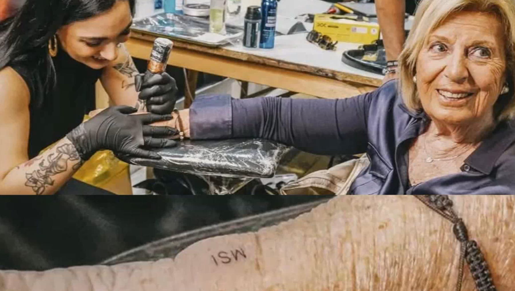 “Msi”, il tatuaggio nostalgico della sindaca di Lecce Poli Bortone. Gioventù nazionale: “Un esempio”