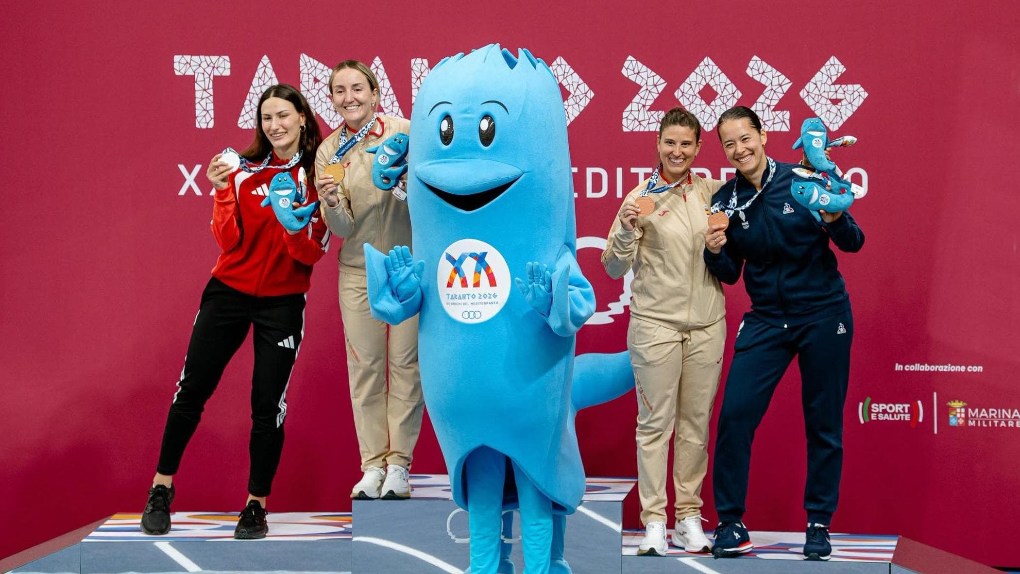 Photo: bari.repubblica.it Ionios the Punk Dolphin: Meet the Official Mascot of the Taranto 2026 Mediterranean Games