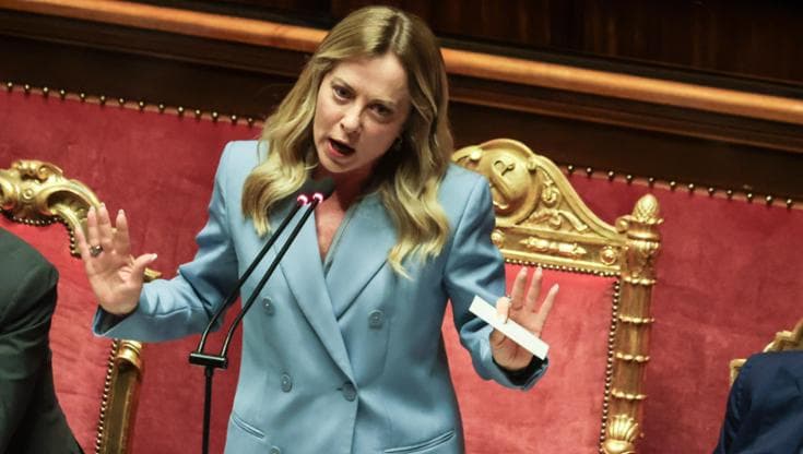 La premier Giorgia Meloni