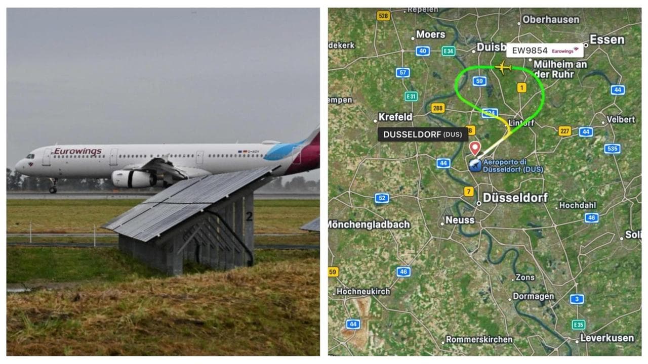 Paura sul volo Düsseldorf-Brindisi, costretto a rientrare pochi minuti dopo il decollo: fumo a bordo