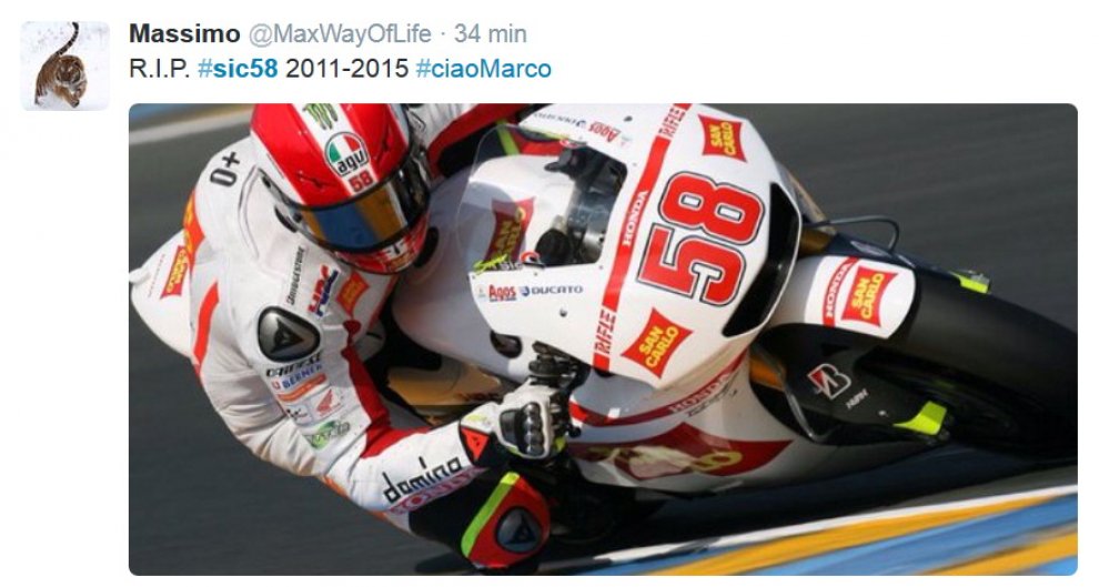 ValeRossi ricorda Simoncelli: "Nessuno muore mai se vive nel cuore di