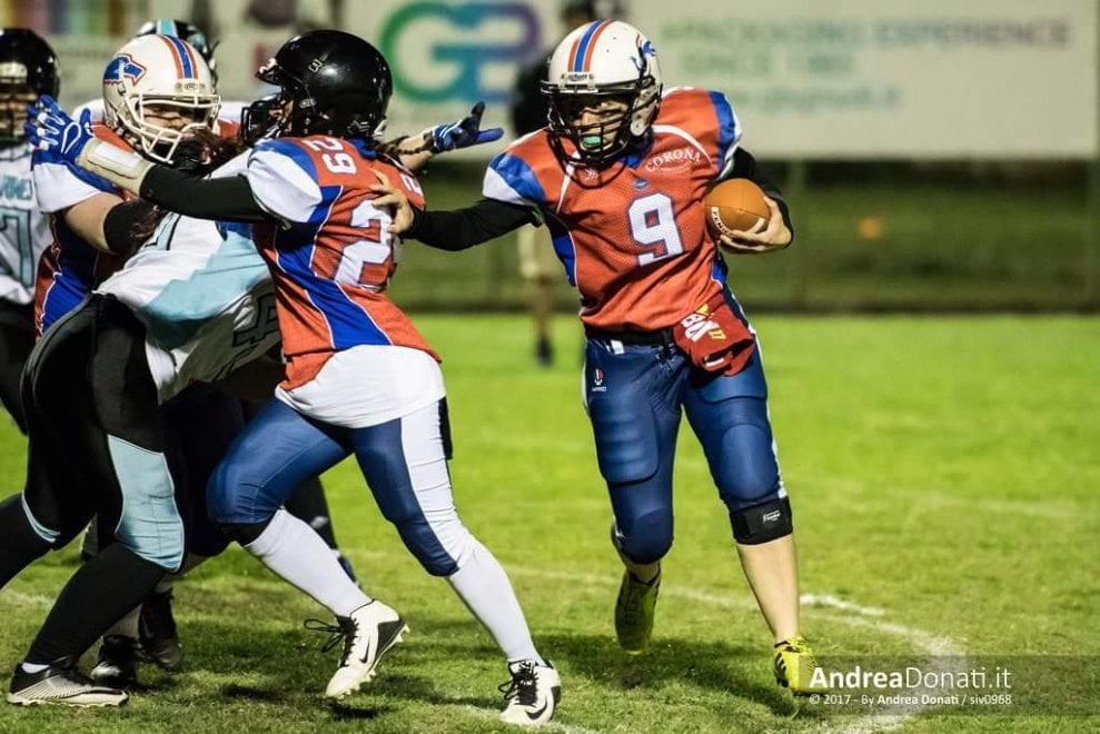Football americano, le bolognesi ancora in finale si gioca il quinto