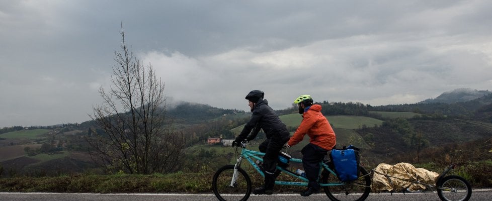 In tandem da Roma a Pechino, la sfida \