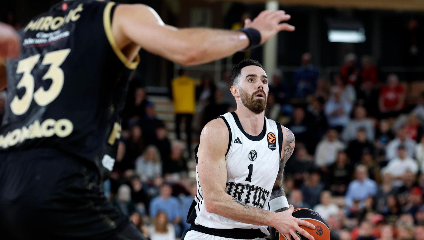 Vildoza Monte Carlo'yu kazandı, Virtus son bölümü hakkıyla kazandı ve Monaco'yu 84-82 mağlup etti
