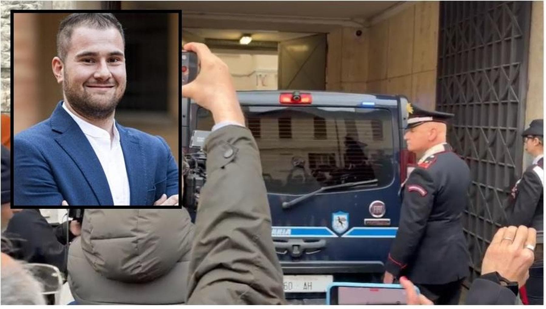 Luca Spada dal gip. Il legale: “Ha la coscienza pulita”. La testimone: “Un manipolatore”