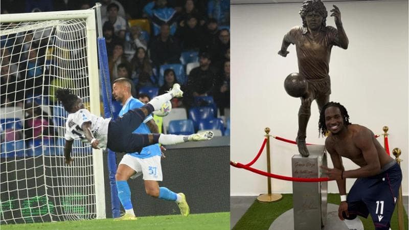 Rowe, gol e selfie con Maradona: “Italiano mi ha detto: entra e vinci la partita. Così è stato”