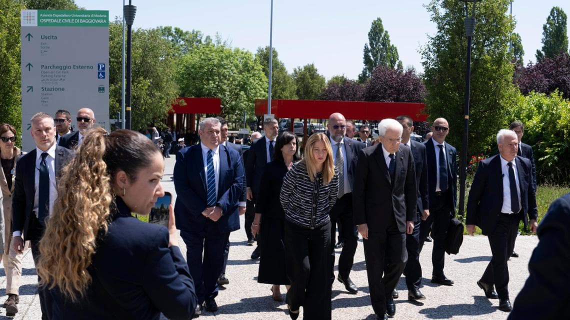 Mattarella ve Meloni yaralılarla birlikte hastanede: “Doktorlara teşekkürler”
