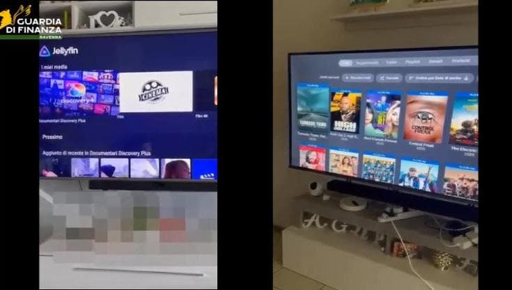 Pirateria audiovisiva, scoperto il sistema Cinemagoal: già mille abbonati multati